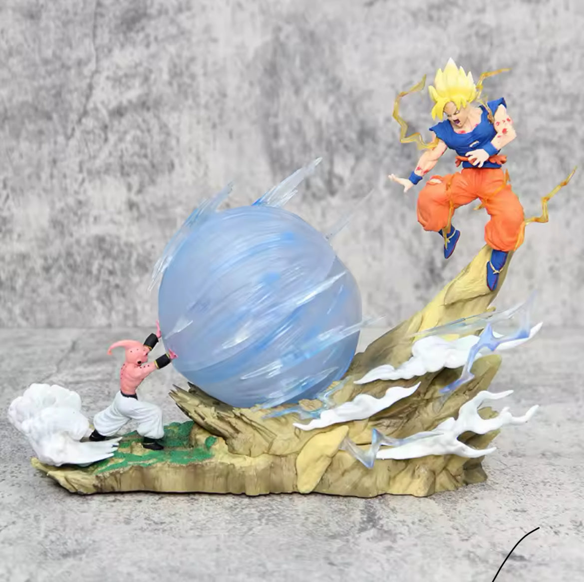 Goku Genkidama vs Kid buu Action Figure Dragon Ball